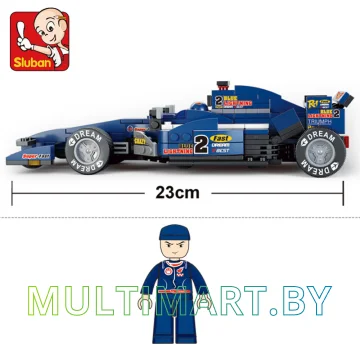 Конструктор Sluban M38-B0353 Синяя молния (287 деталей) картинка 7